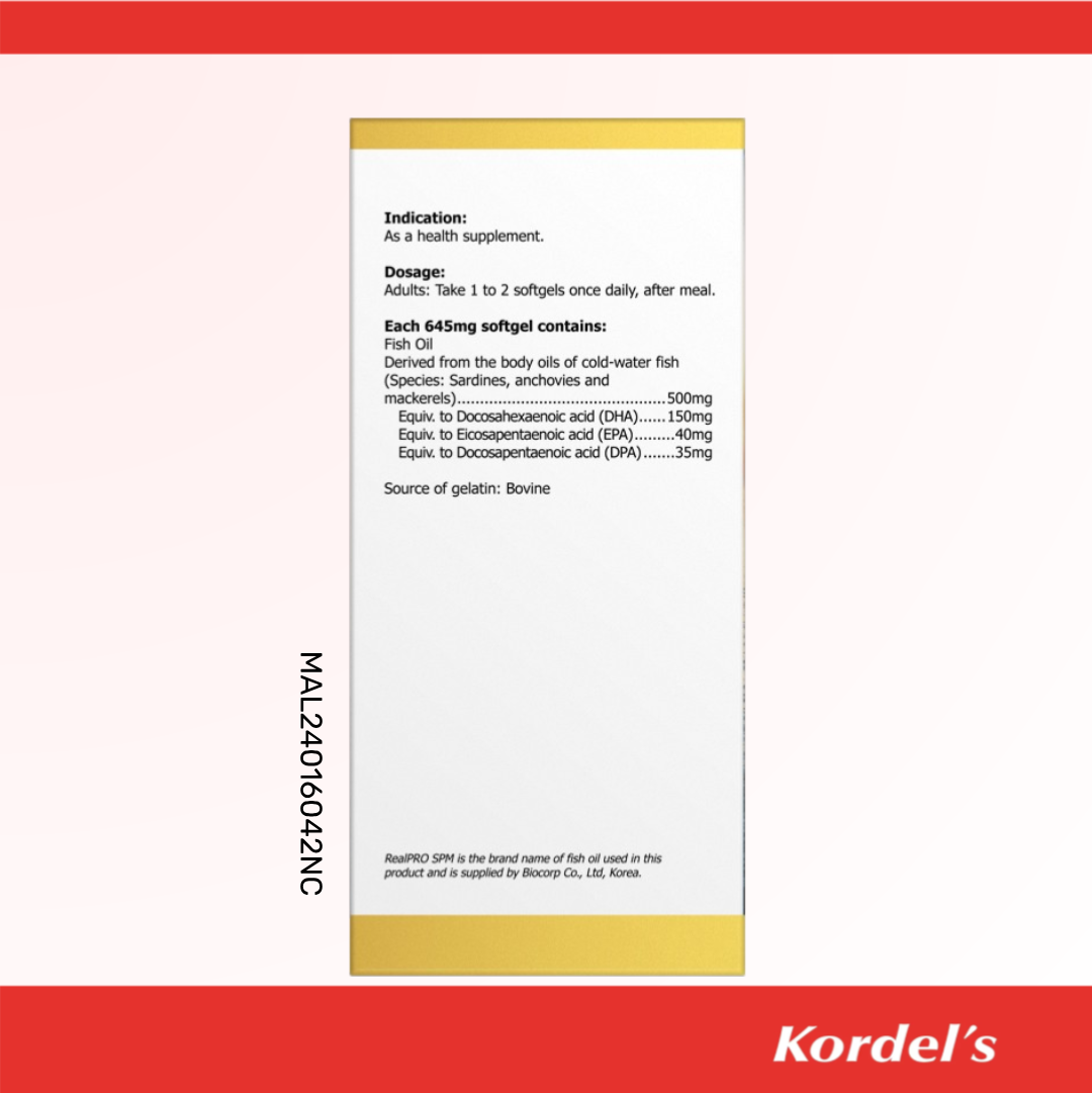 Kordel's Flamgo Fish Oil 500mg Softgel